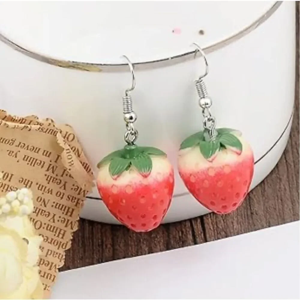 Strawberry Shaped Earrings